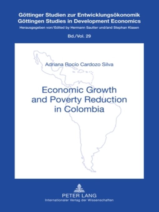 Title details for Economic Growth and Poverty Reduction in Colombia by Stephan Klasen - Available